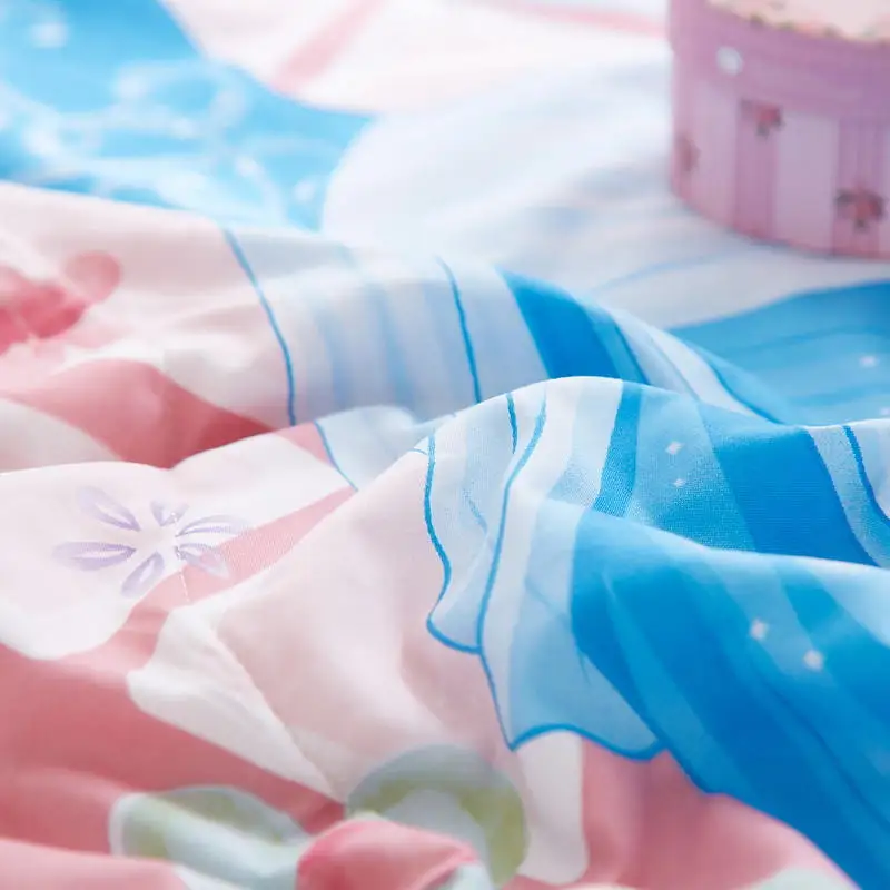 Disney princess, тонкое стеганое одеяло для детей, 3d, хлопок, постельное белье, постельные принадлежности для детей, летнее стеганое одеяло для девочек, горячая Распродажа, новинка