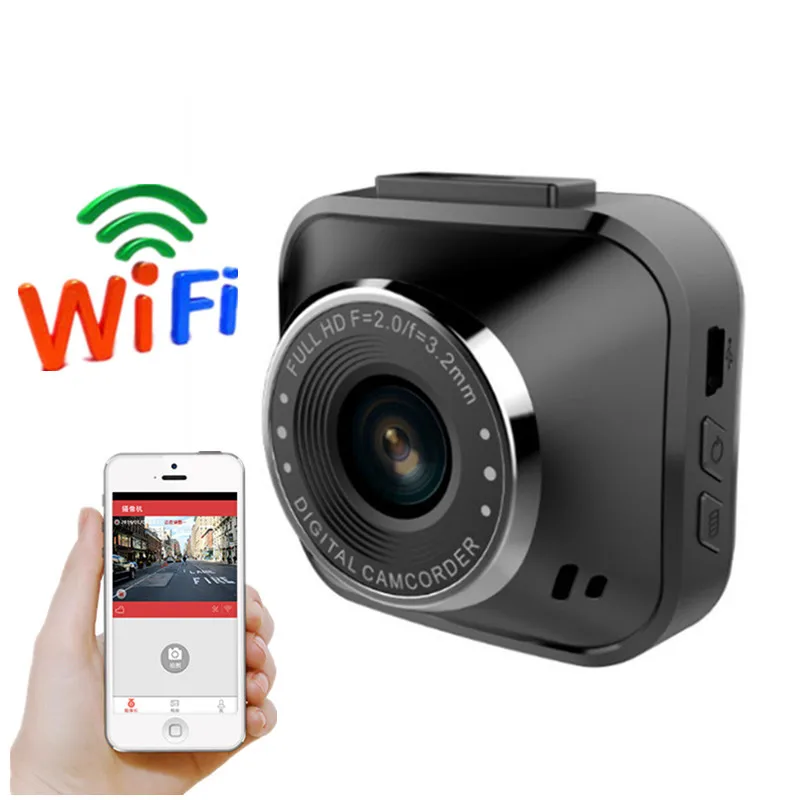 

Car driving recorder HD WiFi 1080P Concealed driving recorder 2.0 inch motion detection Car HD driving recorder Smart rearview m