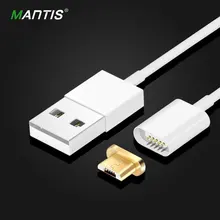Mantis Magnetic Cable Nylon Micro Usb Cable for iPhone 6 6s 7Plus 5s 5 Lightning Cable Android Samsung Microusb Magnetic Charger