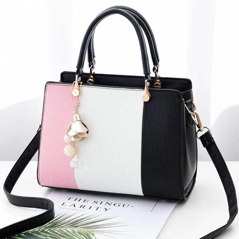 

Two sizes female bag 2019 spring and summer new women's bag wild handbag fashion large capacity shoulder Messenger bag