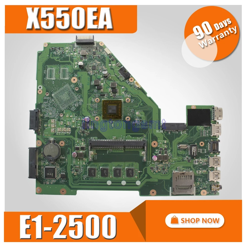 X550EA with E1-2500 CPU 4G RAM Motherboard For ASUS X550EA X550E X550EP X552E Laptop Mainboard DDR3