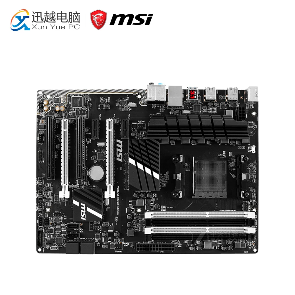 MSI 970A-G43 PLUS Desktop Motherboard 970 Socket AM3 DDR3 32G STAT3 USB3.0 ATX MSI 970A-G43 PLUS Desktop Motherboard 970 Socket AM3 DDR3 32G STAT3 USB3.0 ATX