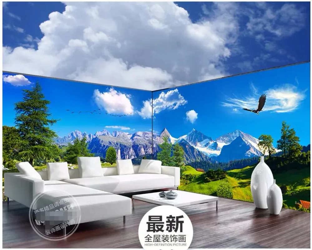 

Custom photo 3d room wallpaper Huge forest lake view full house backdrop Home improvement 3d wall mural wallpaper for wall 3 d