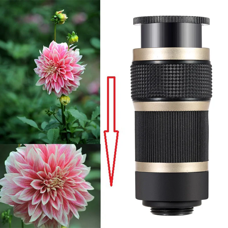 8X تلسكوبي التكبير تليفوتوغرافي العدسات واسعة الزاوية ماكرو الأسماك العين Lentes ترايبود للهاتف Xiaomi mi6 Selfie مصباح 15in1 المحمول عدسة