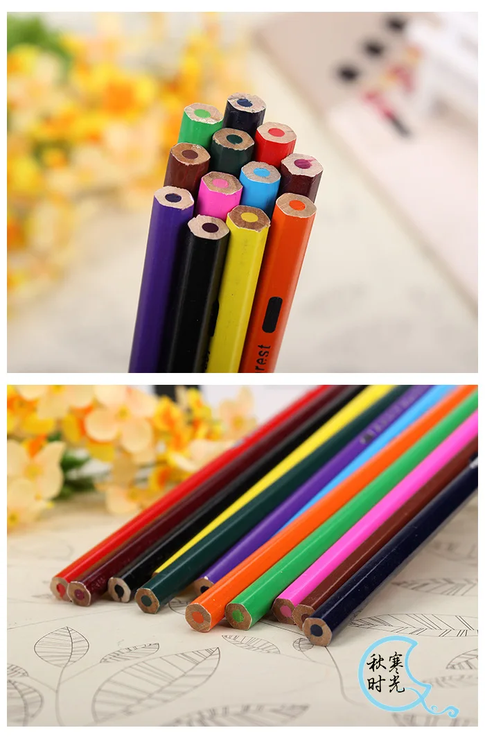 Маленький принц коробка длинный пункт цветной карандаш студентов творческие подарки карандаш канцелярские принадлежности для студентов художественные принадлежности