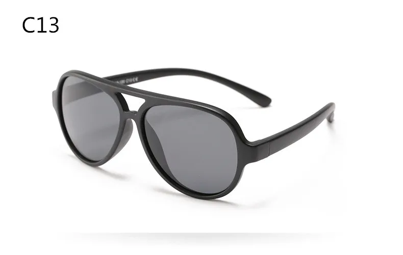 TR90 силиконовые детские поляризованные солнцезащитные очки 2019UV400 Новые мужские и женские детские солнцезащитные очки Классические брендовые мягкие очки