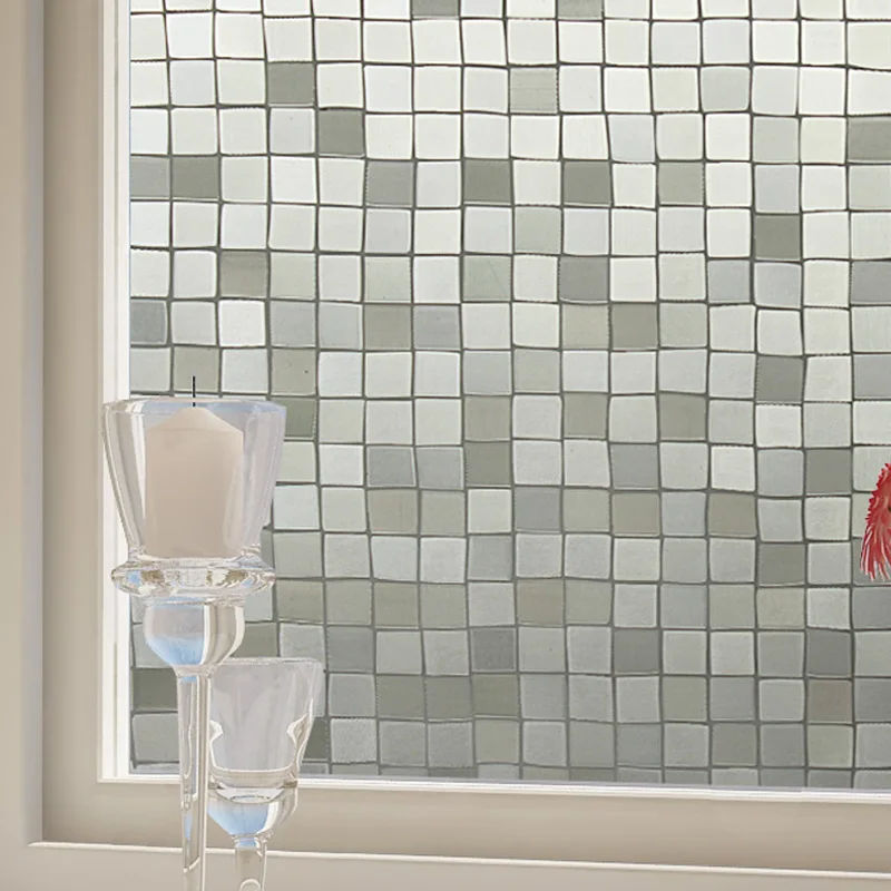 SUNICE наклейка матовое стекло оконная пленка, конфиденциальность для офиса Ванная комната Спальня магазин статическая цепляется DIY декоративная пленка без клея