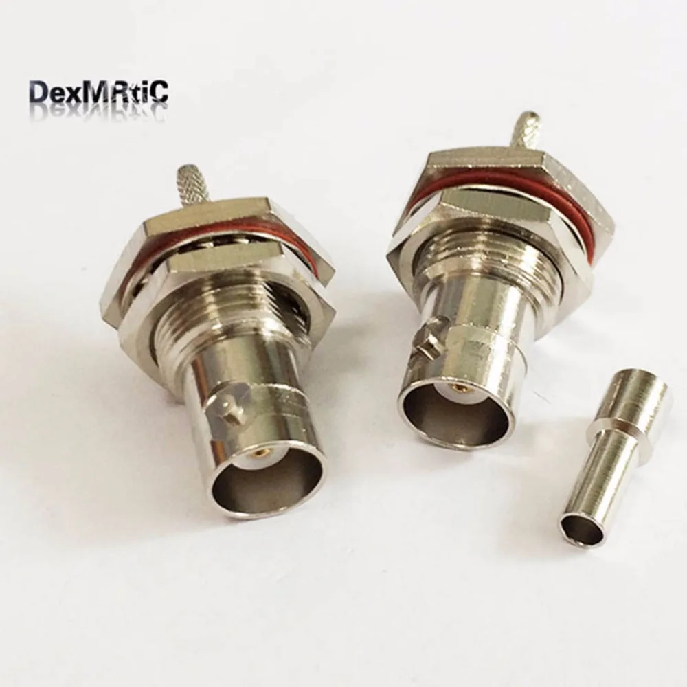 BNC female bulkhead connector