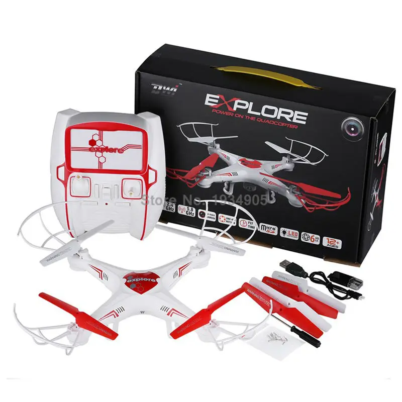 

Dwi Dowellin X6 RC Drone RC Quadcopter Remote Control Dron Helicopter VS Syma X5C Drones UFO Aircraft