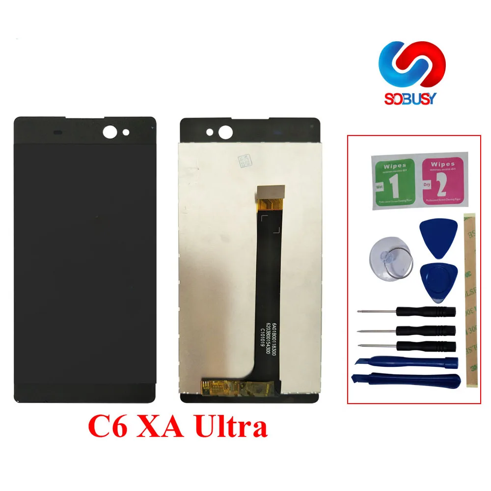 Сменный сенсорный ЖК экран для SONY Xperia C6 XA Ultra F3211 F3212 F3215 F3216 F3213|Экраны мобильных