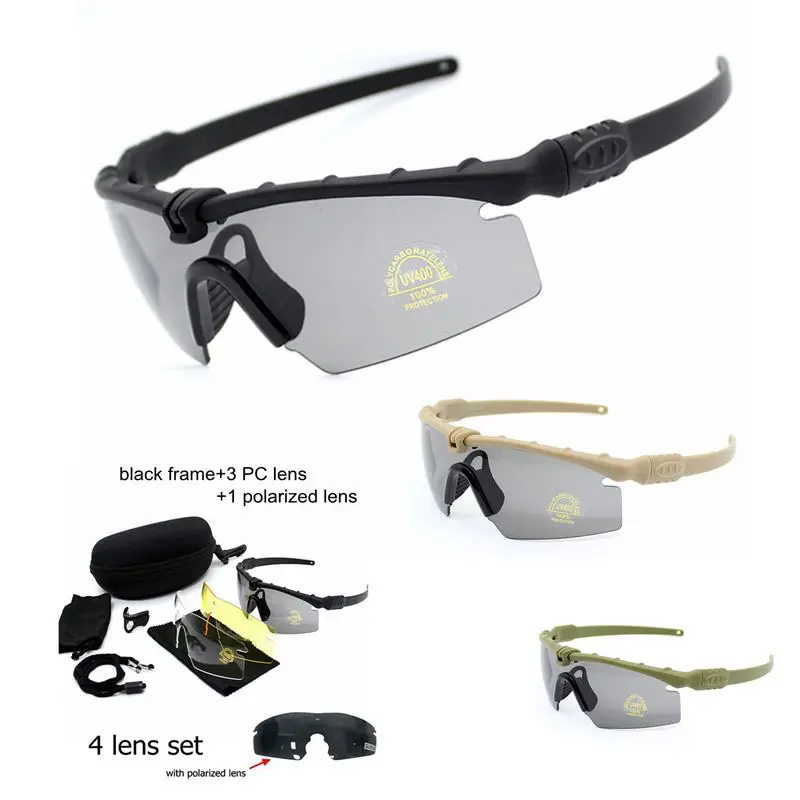 

Tactical Glasses Miltary Goggles Army UV400 Protection Sunglasses For Men Sport Sunglasses Paintball Shooting Goggle Eyewear