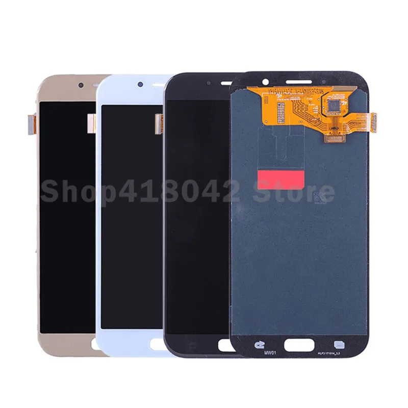 

Super OLED For Samsung Galaxy A7 2017 A720 A720F A720M A720Y LCD Display With Touch Screen Digitizer Assembly