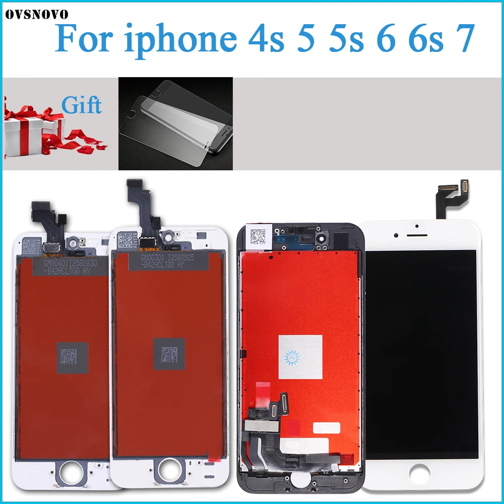 

Alibaba express AAA Quality LCD For iPhone 6 7 Touch display 100% Brand New Assembly digitizer Display for iPhone 4s 5 5s Screen