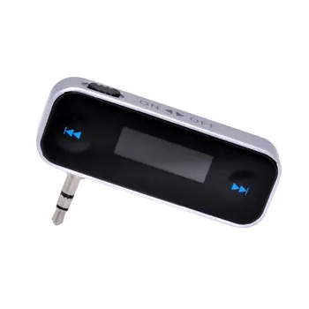 

3.5mm In-car FM Transmitter Radio Adapter for iPhone Galaxsy S6 S5 S4 S3 Note 3 HTC One M7 / Mini with Car Charger - Black