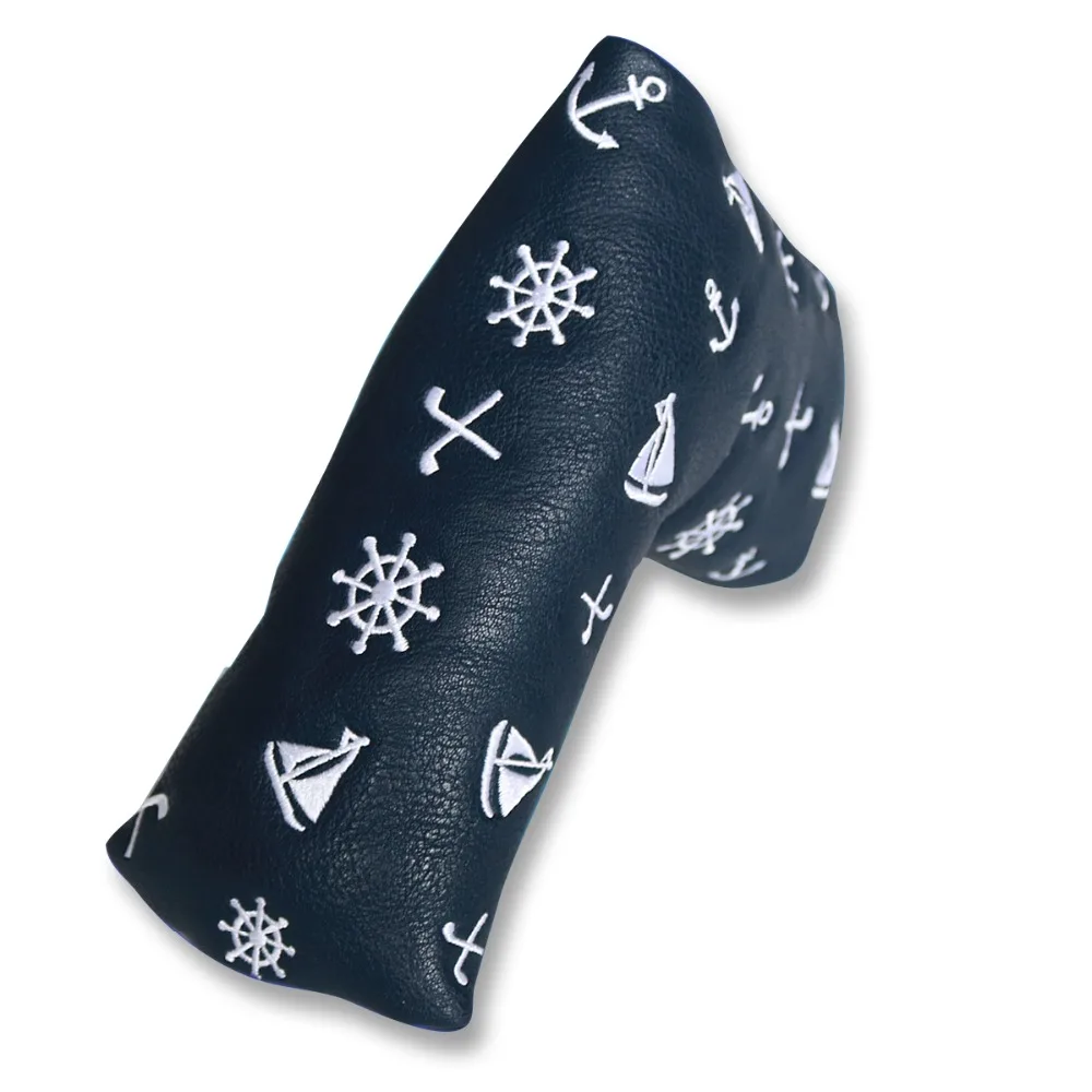 

Putter Cover Blade Ping with Magnetic Closure Anchor Embroidery Putter Cover Sports Waterproof Free Shipping