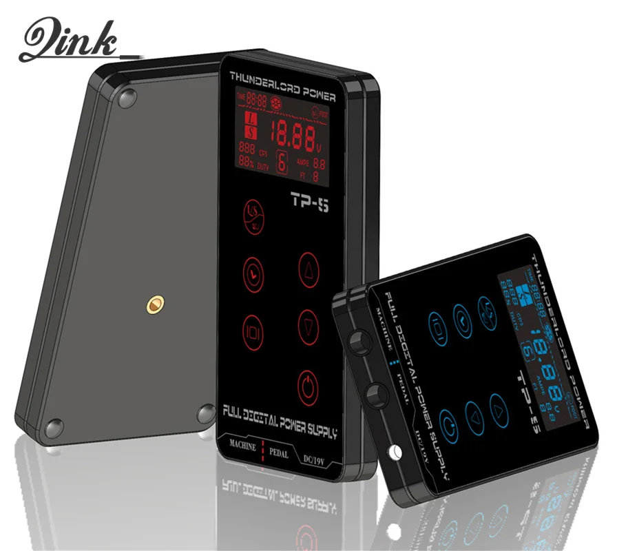 QINK TP-5 источник питания для татуажа hp-2 HURRICANE UPGRADE сенсорный экран инструменты для татуажа интеллектуальный цифровой ЖК-дисплей для перманентного макияжа