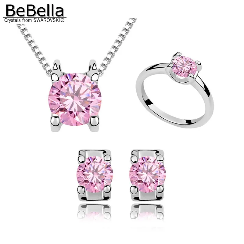 Лазерная защита на камнях! Комплект из колье и серёг с кристаллами|jewelry sets|jewelry sets