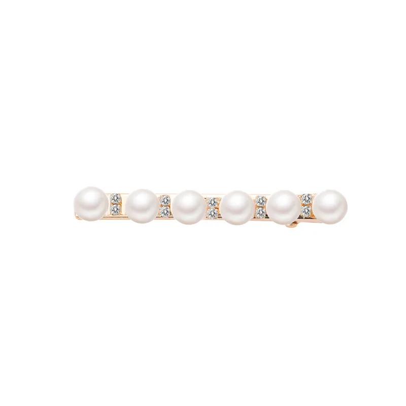 Yobest Fashion Pearl Hair Clip for Women Elegant Korean Design Snap Barrette Stick Hairpin Hair Styling Accessories - Окраска металла: 70032