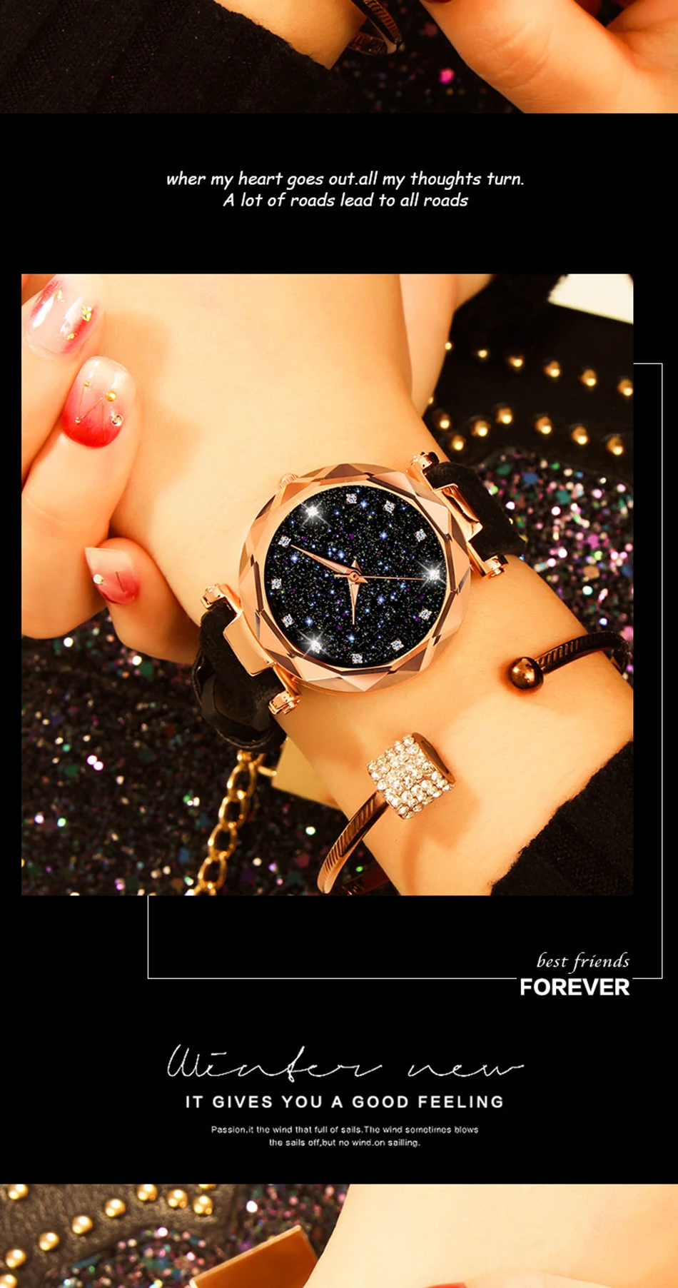rose gold watch  (10)