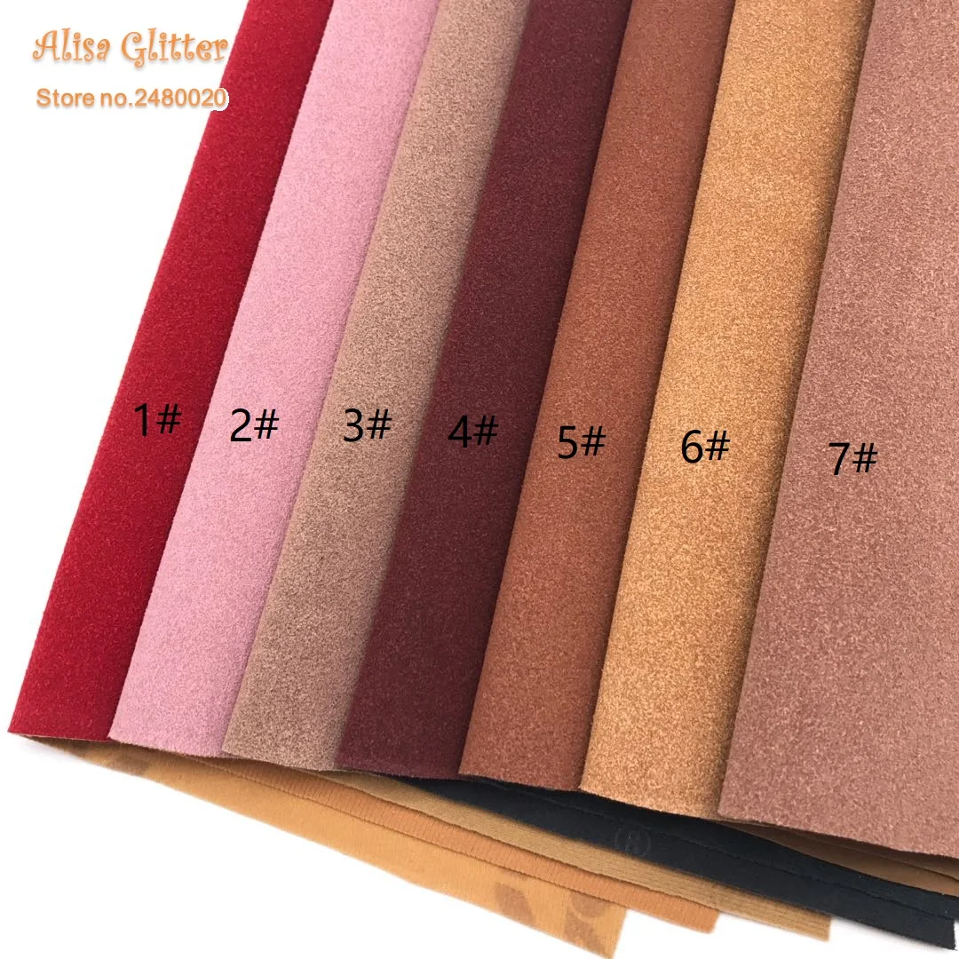 

1PCS A4 SIZE 21X29cm Suede Leather For Bow DIY handbags shoes K23