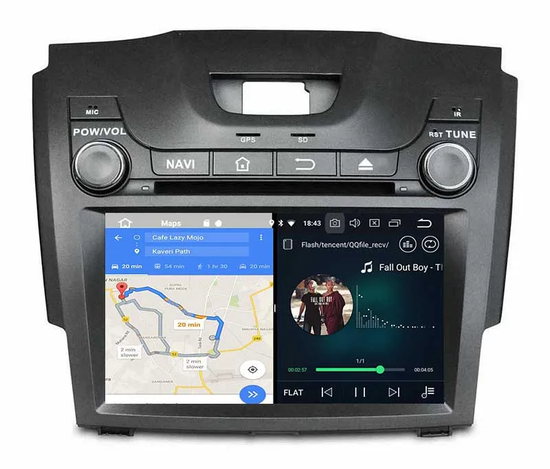 chevy TrailBlazer S-10 Colorado Isuzu D-Max MU-X android 8.0 stereo radio upgarde 3