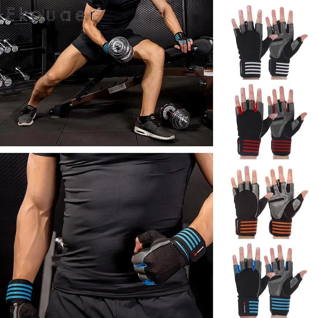 Exercise Training Gym Glove Women/Men Weight Lifting Gloves Body Building Sport Fitness Gloves New