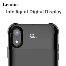 Leioua 5000 мАч для Iphone X Xs, чехол для зарядного устройства, умный чехол для аккумулятора, внешний аккумулятор 5500 мАч для Iphone Xr Xs Max, чехол для аккумулятора