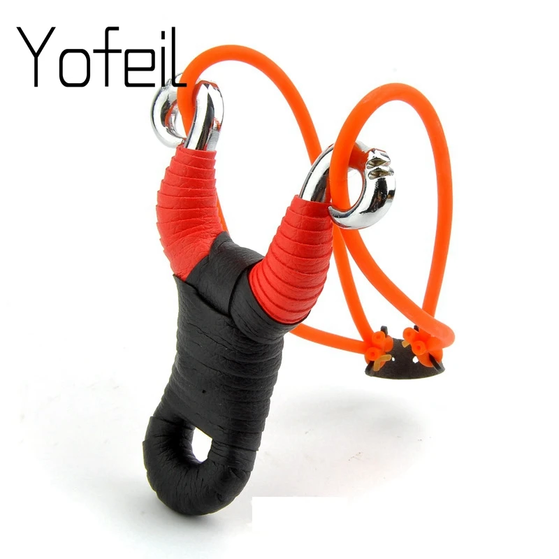 

1Pc Brand New Strong Power Stainless Steel Elastica Bungee Rubber Band Outdoor Catapult Shooting Hunting Slingshot