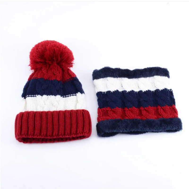 Зимние шапки для девочек Skullies Beanie шапка зимняя шапка мужской женский шерстяной шарф шапка s Набор Балаклава маска Knitted шапка вязаная шапка