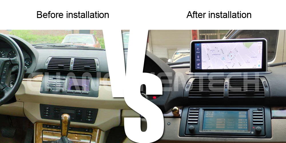 Perfect Newest Android 9.0 Multimedia Car GPS Navigatio For BMW X5 E53 (1998-2005) Bluetooth DVR Mirror link Rear Camera Touch Screen 40 1