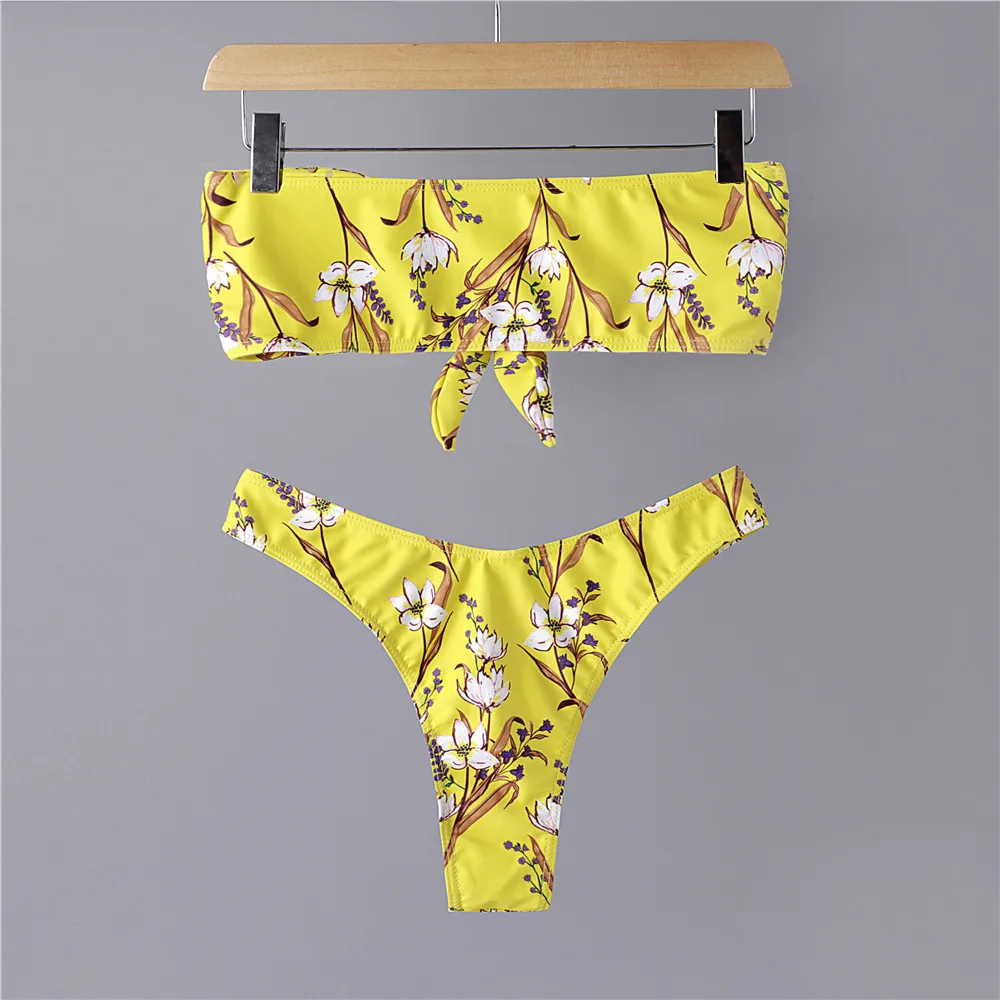 Сексуальный комплект бикини для женщин купальный костюм женский бразильский Лето пляжная Винтаж ванный Maillot De Bain Biquinis