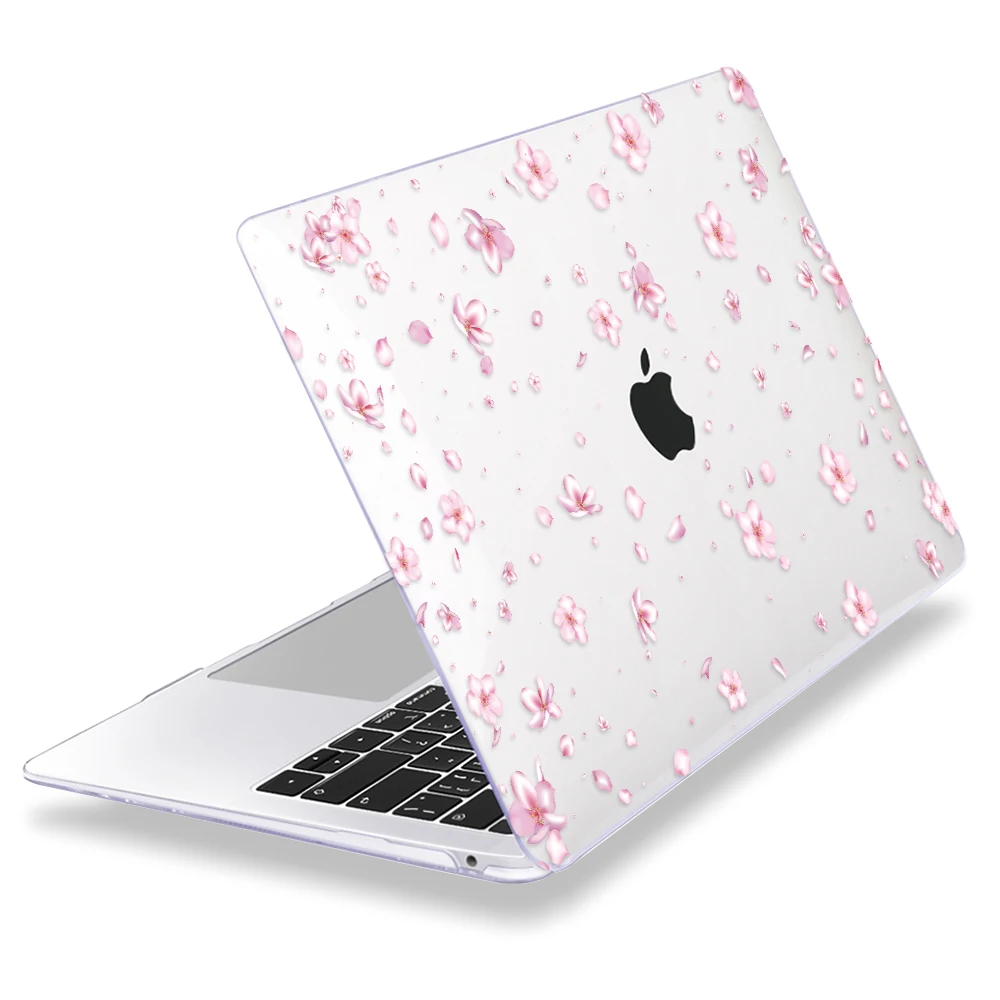 Flowers Laptop Case for Apple MacBook Pro Air Retina 11 12 13 15 Inch Touch bar Hard Cover Shell Sleeve with Free Gift