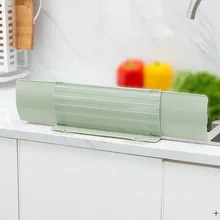 Растягивающаяся кухонная раковина защита от брызг воды Стопорная пластина с мощной клейкой полоской для мытья посуды перегородка