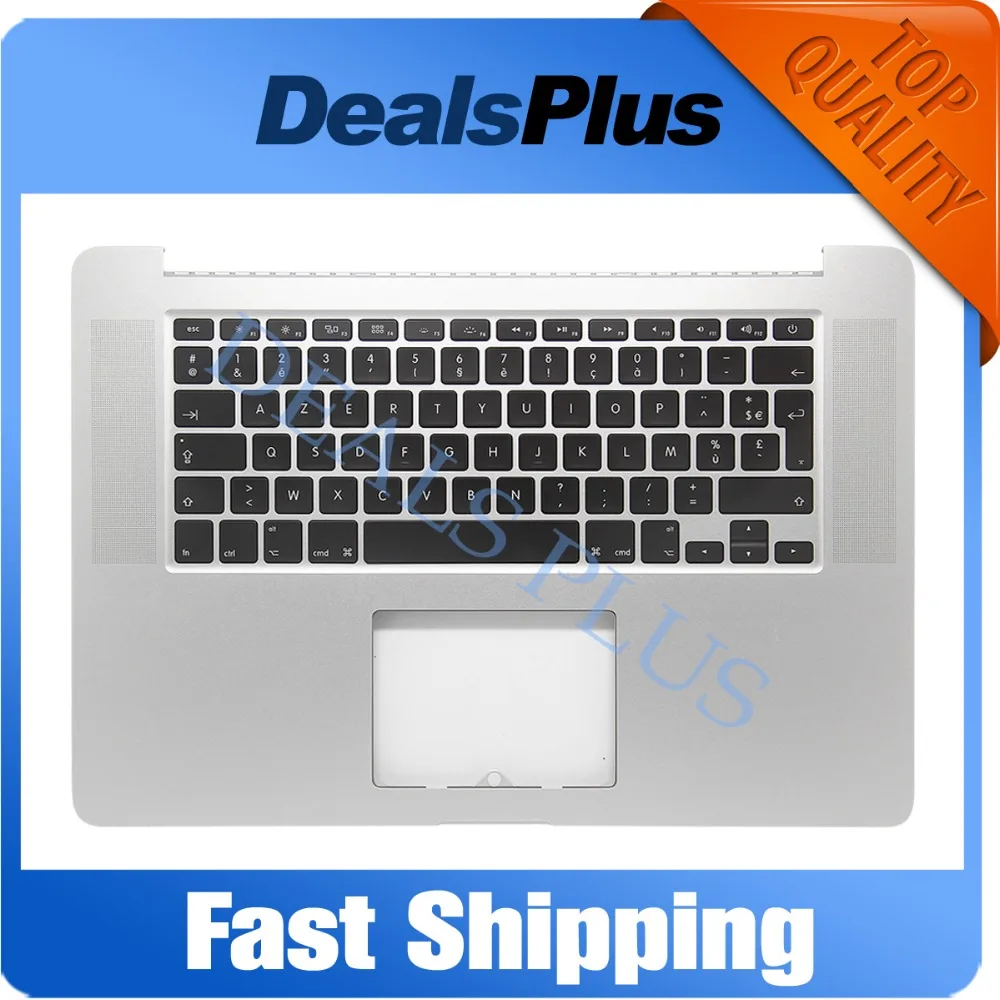 Замена для MacBook Pro 1" retina A1398 2012 подставка для рук Топ чехол с французской FR клавиатурой без сенсорной панели