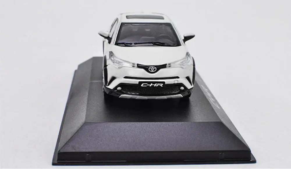 1/43 Toyota ЧР C HR Белый литья под давлением модель автомобиля коллекция