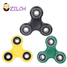 ZILCH Tri-Spinner игрушка-Непоседа креативные EDC ручной Спиннер для Fidgety руки аутизм и страдающие СДВГ