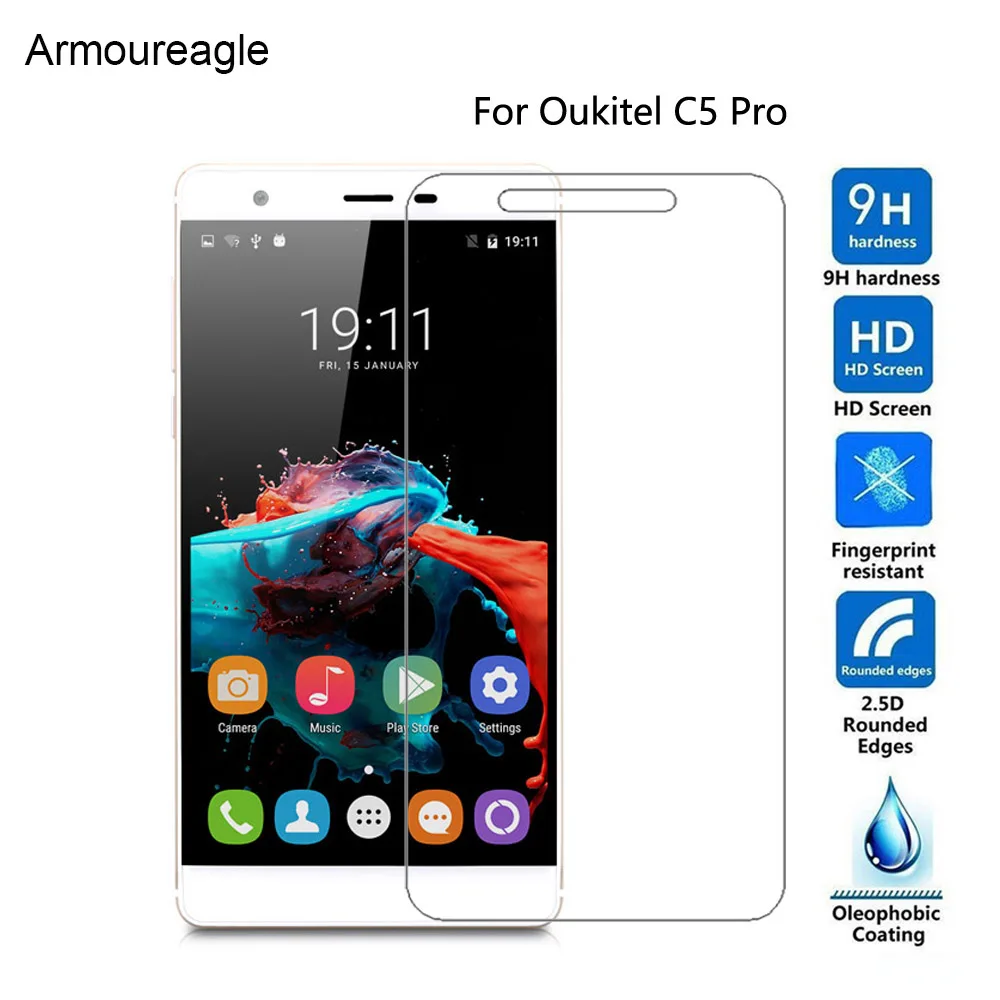 Взрывозащищенное Закаленное стекло для Oukitel C5 Pro Защитная пленка Pro|screen protector|explosion