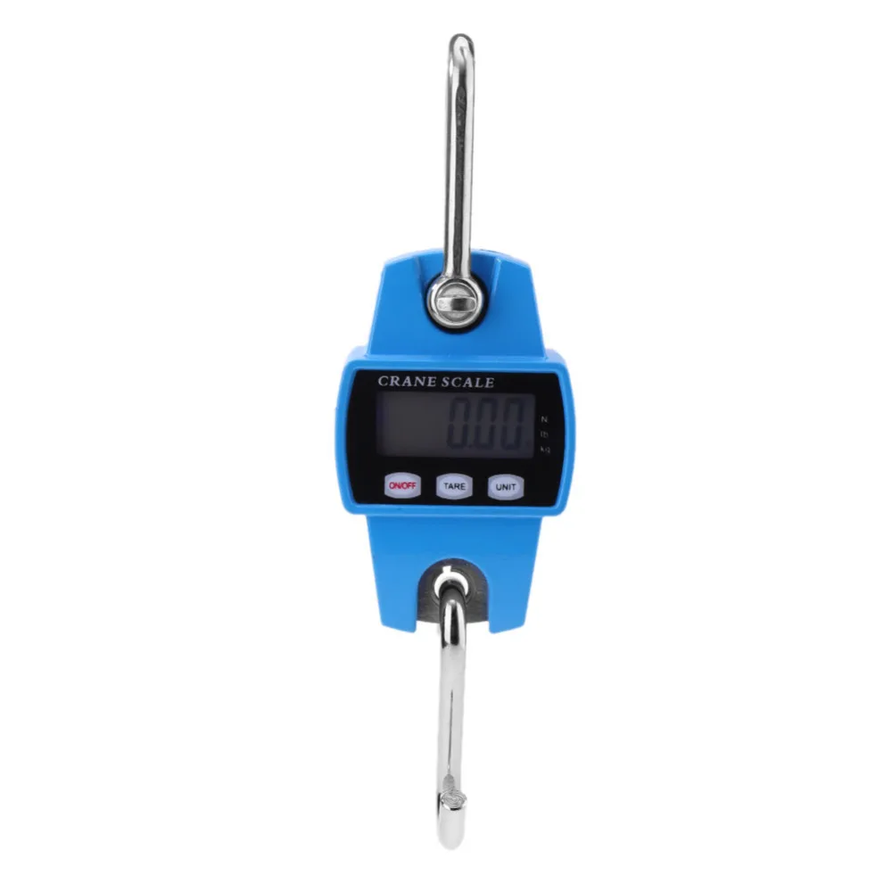 

TenYua 300kg/600lb Portable Mini Industrial Crane Scale Digital LCD Electronic Scales Heavy Duty Hanging Weight Hook Scales