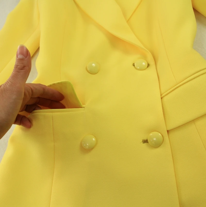 Professional set women pant suits 2018 autumn temperament fashion Office Lady long sleeve blazer with pants plus size work wear