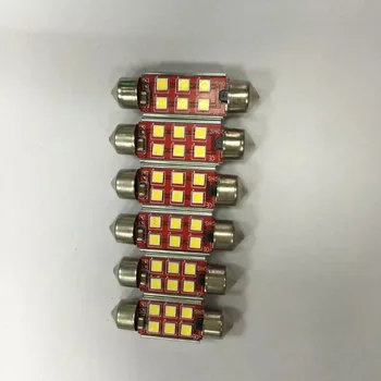 

5pcs bright white CE ROHS body 6SMD 39mm 3030 C5W LED Dome festoon/mirror License Plate light pathway Canbus bulb courtesy lamp