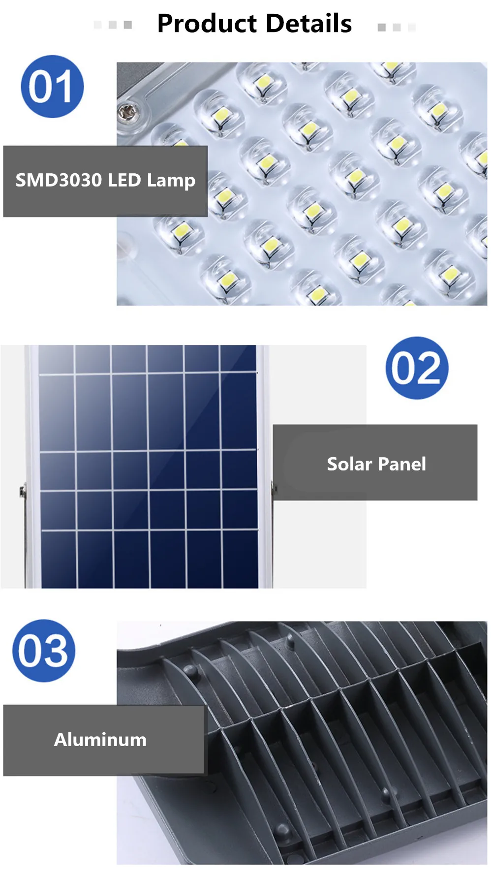 Solar ao ar Jardim ao ar Luz de Rua à Prova Controle Remoto Livre Iluminação Solar Dwaterproof Água Luz Escurecimento Caminho Parede 30 w Smd3030 4 ar livre iluminação solar luz de rua