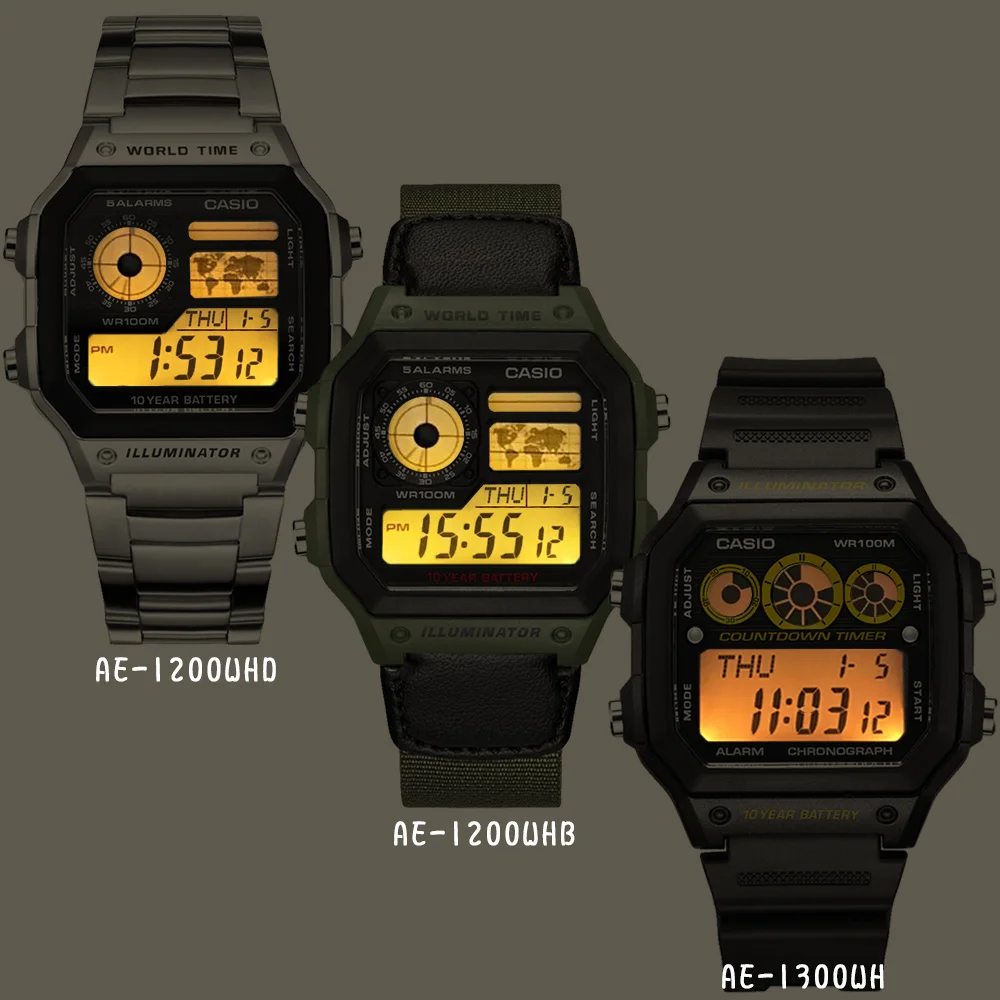 часы casio мужские Взрыв лучшие марки класса люкс LED военные цифровые спортивные