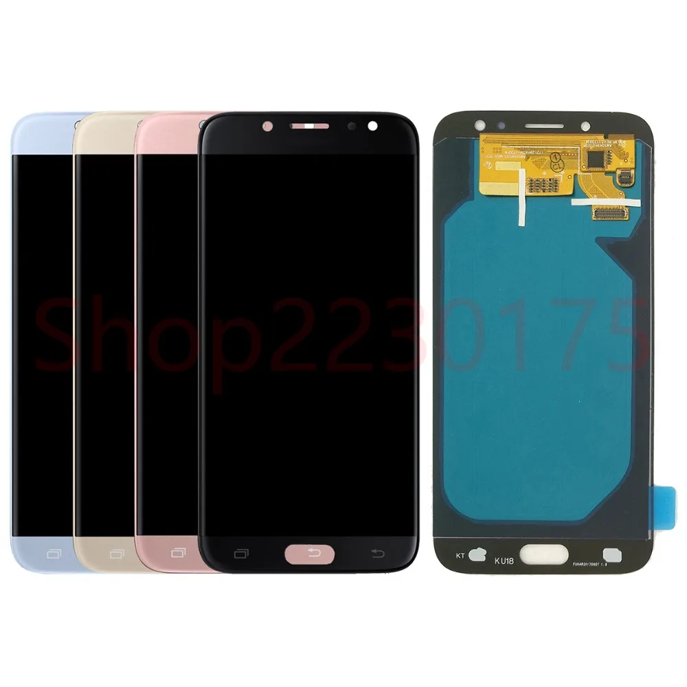 ЖК-дисплей с дигитайзером сенсорного экрана для Samsung Galaxy J7 Pro 2017 J730 J730F Super AMOLED
