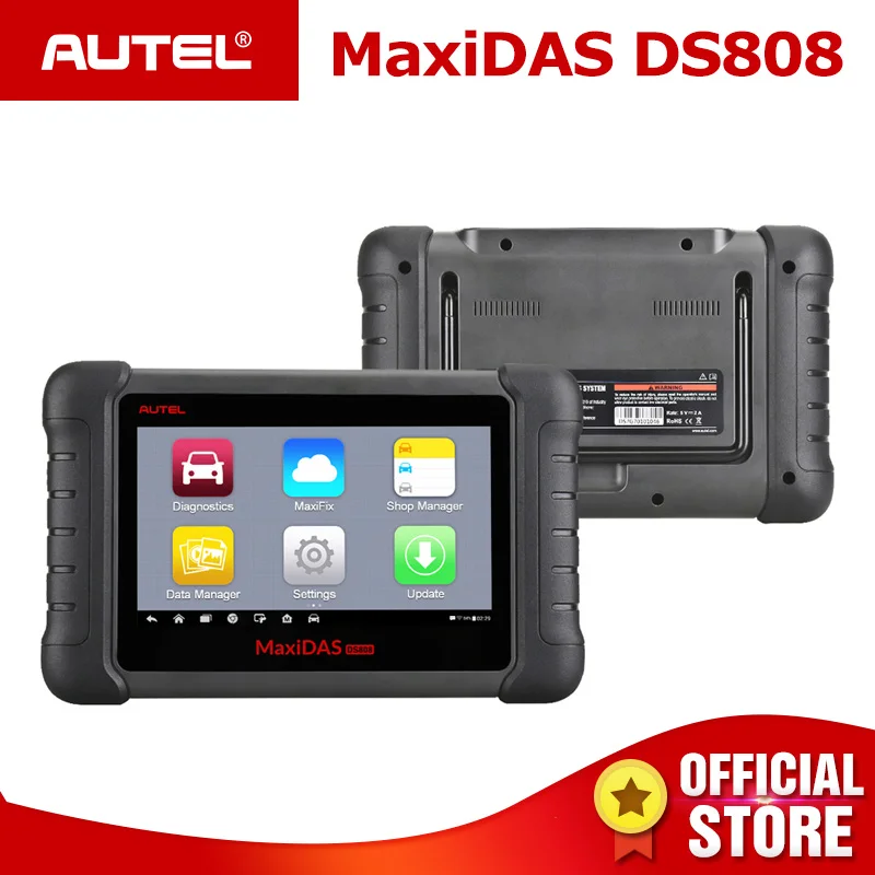 

Autel MaxiDAS DS808 Automatic Diagnostic Scanner Smart AutoVIN technology 1 Year Worry-Free Update