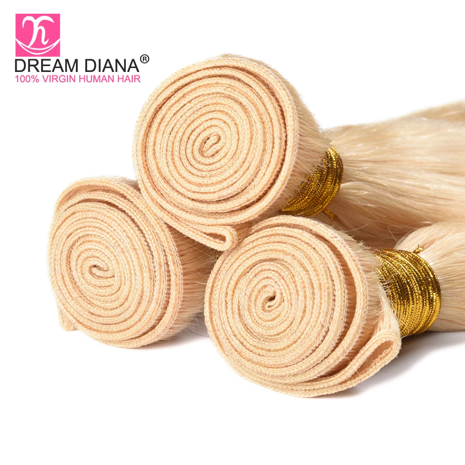 DreamDiana Pure 613 Bundles With Closure Remy Brazilian Body Wave With Closure 100% Human Hair Blond Hair Bundles With Closure DreamDiana Pure 613 Bundles With Closure Remy Brazilian Body Wave With Closure 100% Human Hair Blond Hair Bundles With Closure