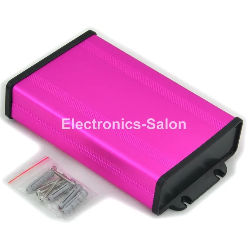

Wall-mounting Aluminum Case, 3.78"x1.3"x5.51", Magenta, Project Box Enclousure