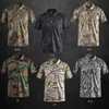 Mege Marque Vêtements Hommes Chemises de Tactique Camouflage Polo Shirt D'été Vêtements Décontractés Avec Des Taches Typhon Multicam Rapide Sec ► Photo 2/6