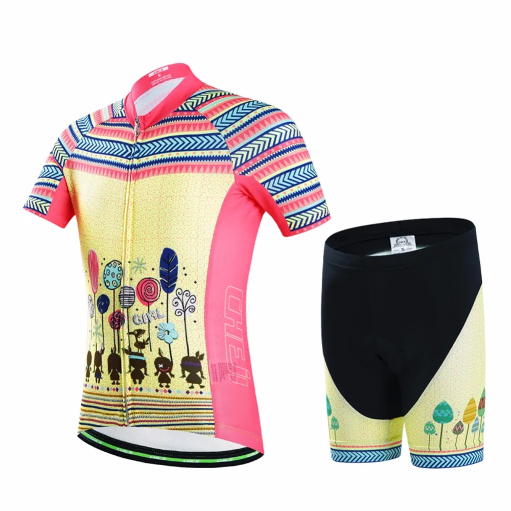 Детская одежда для велоспорта с героями мультфильмов для мальчиков и девочек, детские майки, комплект дышащей велосипедной одежды Pro MTB, Ropa Ciclismo Maillot
