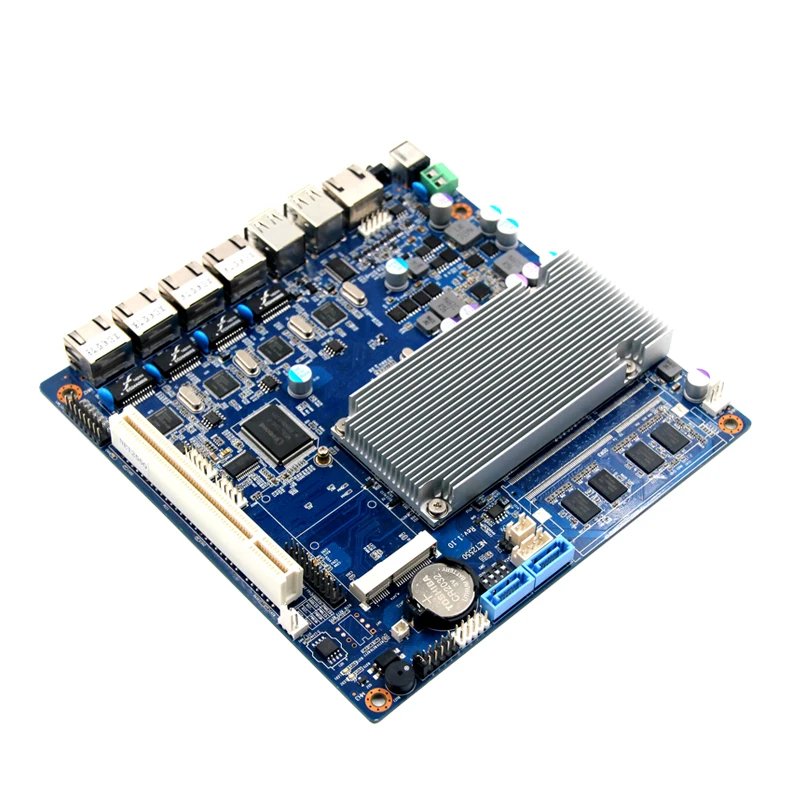 4 порта lan intel atom D2550 Промышленные Mini ITX брандмауэр сервер маршрутизатора материнская плата на борту 4 ГБ Оперативная память