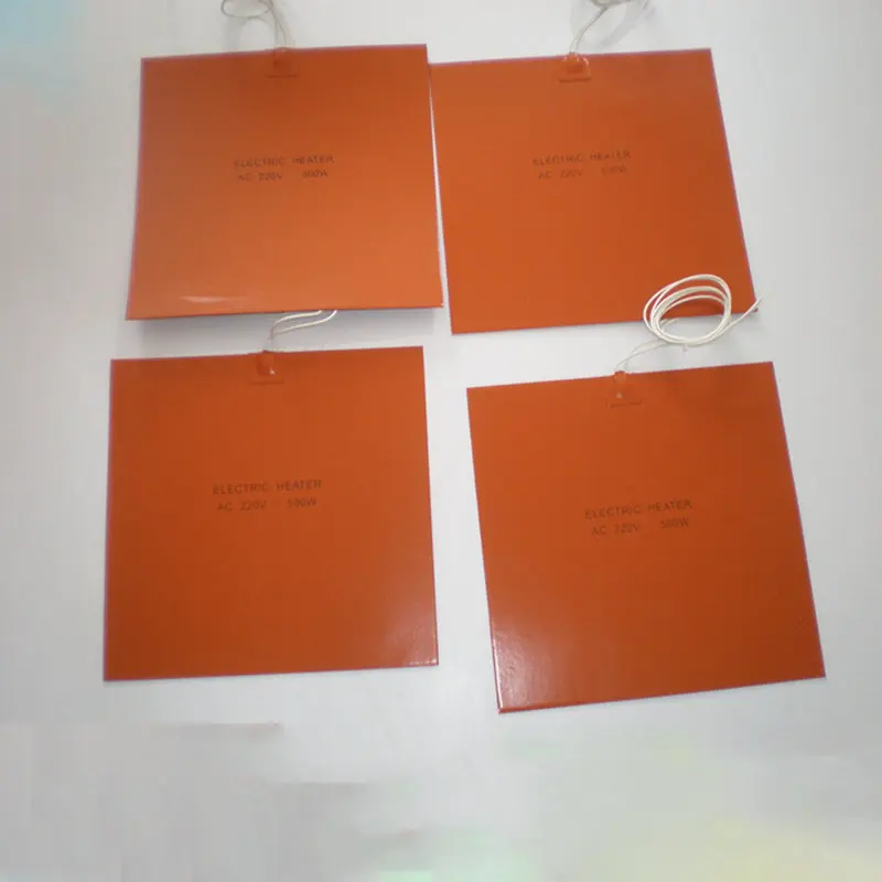 

Silicone Heating Pad Heater 12V/24V/220V 150W 200x200MM with 3m adhesive and 100k thermistor